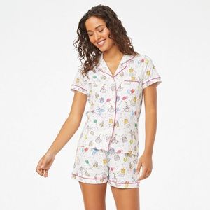 NWT roller rabbit completely sold out women birthday bonanza polo pajamas P XS